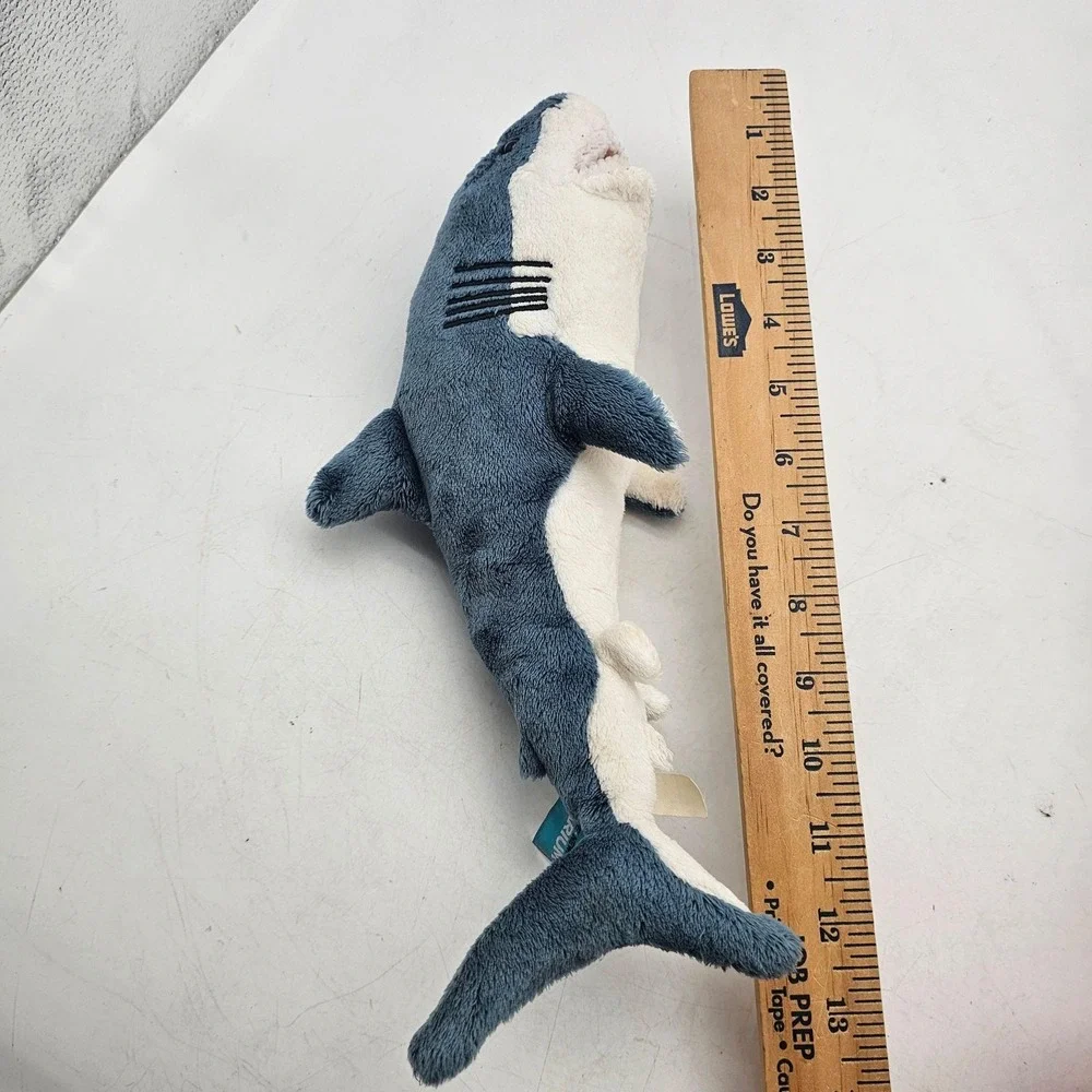 Newport Aquarium Shark Plush Stuffed Animal Toy Small Blue Soft Washable Cute